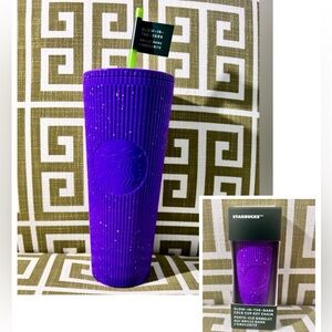 NEW! Starbucks Purple Potion Glow-in-the-Dark Cold Cup Tumbler